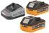 PROCRAFT PKA42Libb 20 V 304 mm Brushless + 2x Akku 4,0 Ah + Ladegerät