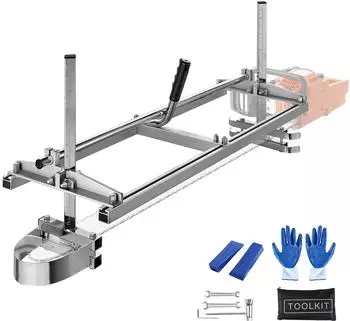 VEVOR Tragbare Kettens&auml;gen-S&auml;gem&uuml;hle Verzinkter Stahl 355-914mm, Schnitttiefe 5,08-300mm