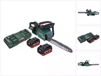 Metabo MS 36-18 LTX BL 40 Akku 36 V ( 2x 18 V ) 40 cm 22 m/s Brushless + 2x Akku 8,0 Ah + Doppel Ladeger&auml;t