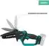 VONROC Mini chain saw 20V - Excl. battery and charger
