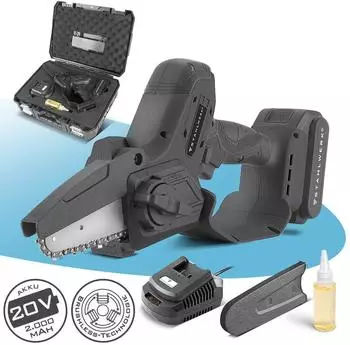 Stahlwerk Mini Akku-Kettensäge Brushless 4,8m/s 2000mAh (49215)
