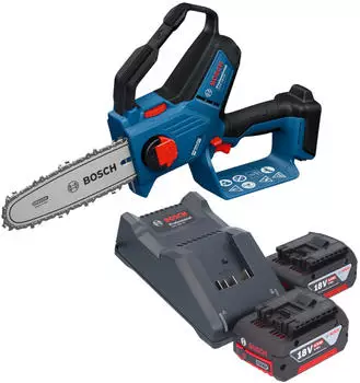 Bosch Professional GKE 18V-20 + 2 &times; Bosch GBA 18 V 4,0 Ah + GAL 18V-40 Ladeger&auml;t
