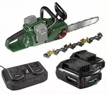 Gartenmeister GMAK 36/40 Akku-Kettensäge Set 2x18V 2Ah, 40cm (WF-982186)