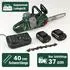 Gartenmeister GMAK 36/40 Akku-Kettensäge Set 2x18V 2Ah, 40cm (WF-982186)