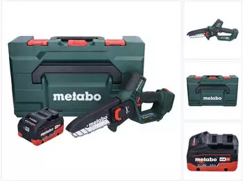 Metabo Akku-Gehölzsäge MS 18 LTX 15 1 × 5,5-Ah-Akku und metaBOX