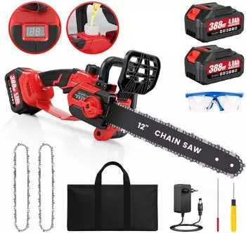 Bundviel DJ2602 Red + 2 x 4 Ah