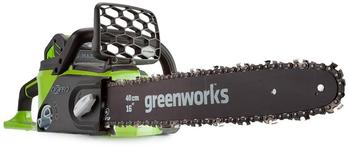 Greenworks Akku-Kettensäge 40 cm 40V (2 Ah Akku und Ladegerät)