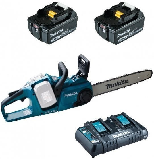 Makita DUC353 PT2 (2 x Akku 5 Ah + Doppel-Ladegerät) Test TOP Angebote ab  464,64 € (August 2023)