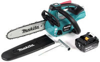 Makita DUC 254 F1 Akku Kettens&auml;ge 18 V 25cm Brushless + 1x Akku 3,0 Ah - ohne