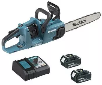 Makita DUC353 RF2 (2 x Akku 3 Ah + Ladeger&auml;t)