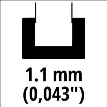 Einhell Ersatz-S&auml;geschwert 20cm 1,1mm f&uuml;r GC-EC 7520 T (4500154)