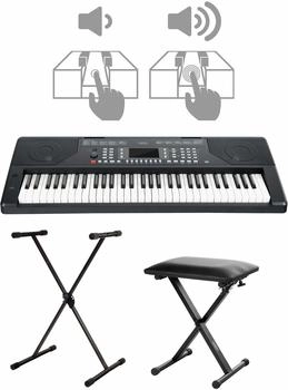 Funkey 61 Edition Touch schwarz Set inkl. Keyboardständer + Bank