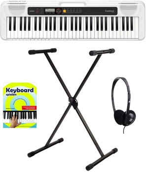 Casio CT-S200 WE Keyboard Starter Set Wei&szlig;