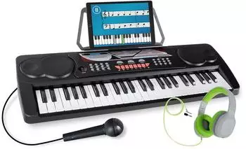 McGrey BK-4910BK Keyboard 49 Leuchttasten mit Mikrofon & Kinderkopfhörer (00110583)
