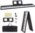 vidaXL Elektrisches Keyboard 88 Tasten mit faltbarem Notenständer (4103508)