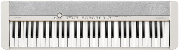 Casio Spielzeug-Musikinstrument CT-S1BK Piano-Keyboard, inkl. Pedal weiß