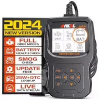 Ancel AD410 PRO, Ancel 2in1 Diagnostic Scanner OBD2 and Battery Tester AD410 PRO