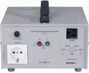 Voltcraft AT-1000 NV Vorschalt-Transformator 1000W 115/125/230/240V AC (AT-1000 NV)