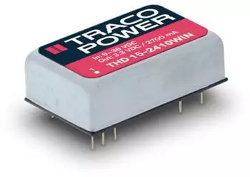 TracoPower THD 15-2423WIN DC/DC-Wandler f&uuml;r Leiterplatten 24V/DC, &plusmn;15V/DC, 500mA, 15W (THD 15-2423WIN)