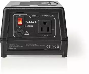 Nedis Stromkonverter 230V AC auf 110V AC 300W geerdeter USA-Ausgang (POCO102)