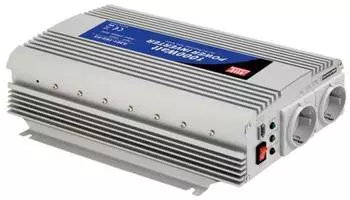 Mean Well DC-AC-Wechselrichter modifizierte Sinuswelle 12V 1000W Typ F (A301-1K0-F3)