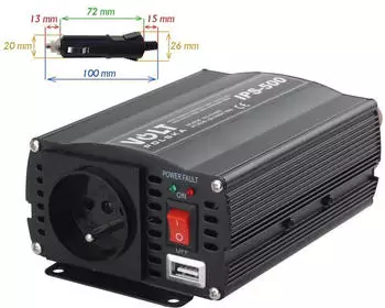 Volt Spannungswandler 12V/230V 350W (12/230 AC-350)