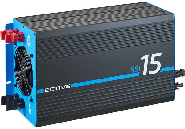 Ective Batteries SSI 15 1500W Sinus-Wechselrichter mit MPPT-Laderegler, Ladegerät, NVS- und USV-Funktion (12V oder 24V)