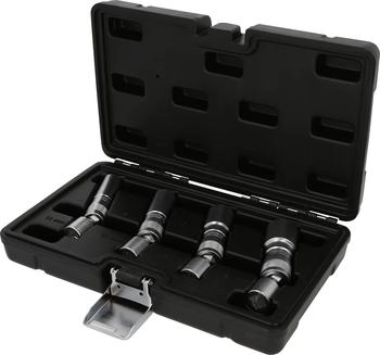KS Tools Zündkerzen-Stecknuss-Satz 3/8 Zoll, 4-teilig, magnetisch mit Gelenk (517.1145)