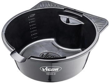Vigor Blinky Öl-Ablasswanne 8 l schwarz (V6300-8)