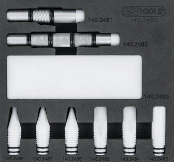 KS Tools Rückschlagdorn-Satz, 10-teilig (140.2480)