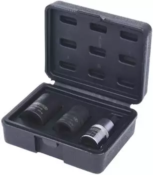 KS Tools 1/2" Bremssattel-Spezialstecknuss-Satz, 3-tlg., Citroën/Peugeot/Renault (150.2140)