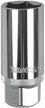 Yato Zündkerzen-Steckschlüssel 21mm 1/2" mit Gummihalterung (YT-1254)