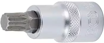 BGS Bit-Einsatz Innenvierkant 12,5mm (1/2") Innenvielzahn XZN M10 (4353)