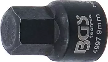 BGS Bremssattel-Einsatz Innensechskant extra kurz 9mm (4997)