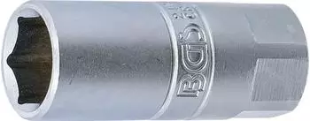 BGS Z&uuml;ndkerzen-Einsatz Sechskant 18mm, Antrieb Innenvierkant 12,5mm (1/2") (2426)