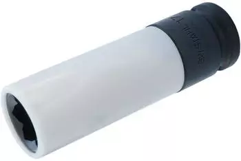 SW-Stahl Radmutterneinsatz 17mm 1/2" lang, schlagfest (07887L)