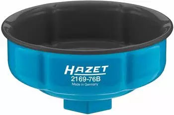 HAZET Ölfilter-Schlüssel 2169-76B Rillenprofil, 1/2 Zoll (2169-76B)