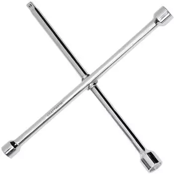 Kraftwerk Radkreuz PKW 17&times;19&times;22mm&times;1/2" Chrom-Vanadium Stahl (2585-12)