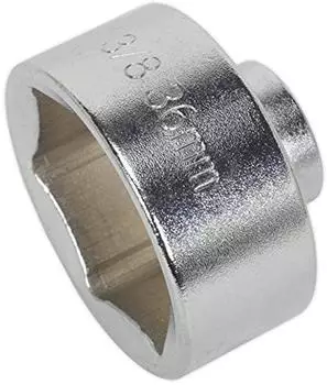 Sealey SX114 Ölfilter-Stecknuss flaches Profil 36mm 3/8" Antrieb (SX114)