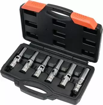 Yato Z&uuml;ndkerzen-Gelenkeinsatz-Set 6-tlg. 8-16mm 3/8" (YT-05339)