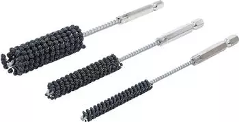 BGS Honwerkzeug-Satz flexibel, 6,3mm (1/4") Sechskant-Schaft, Körnung 60/80, 3-tlg. (1272)
