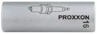 Proxxon Z&uuml;ndkerzenschl&uuml;ssel 23392, Steckeinsatz mit Magnet, 16 mm Schl&uuml;sselweite,