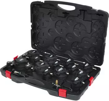 KS Tools Turbolader-Ladeluft-System-Pr&uuml;fkoffer-Satz, 17-tlg.