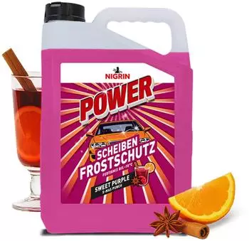 Nigrin POWER Scheiben-Frostschutz Sweet Purple -18°C 5l