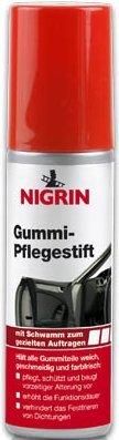NIGRIN Gummi-Pflegestift, pflegt und schützt nachhaltig, geeignet für  Türen, Schiebedach, Kofferraum, 75 ml