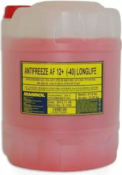 Mannol Longlife Antifreeze AF12+ - 40&deg;C (20 l)