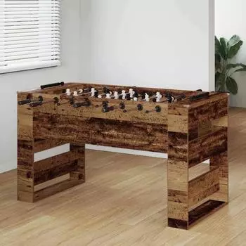 vidaXL Tischfußballtisch Altholz 146,5x74x85cm (3378205)