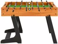 vidaXL Klappbarer Kickertisch 121 x 61 x 80 cm Hellbraun