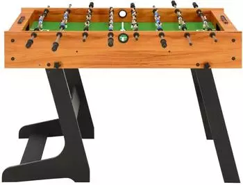 vidaXL Klappbarer Kickertisch 121x61x80cm hellbraun (91941)