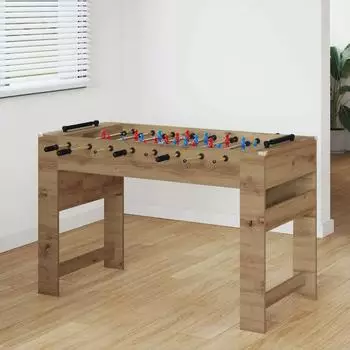 vidaXL Tischfußballtisch Artisan-Eiche 125x60,5x80cm (858892)